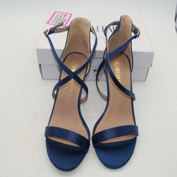 NEW DREAM PAIRS Women's 7 Dolce Stilettos Open Toe Pump Heel - Picture 7 of 9